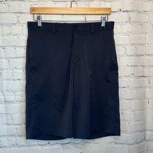 Slazenger Mens Golf Shorts W30 Gray Zip Closure Pockets